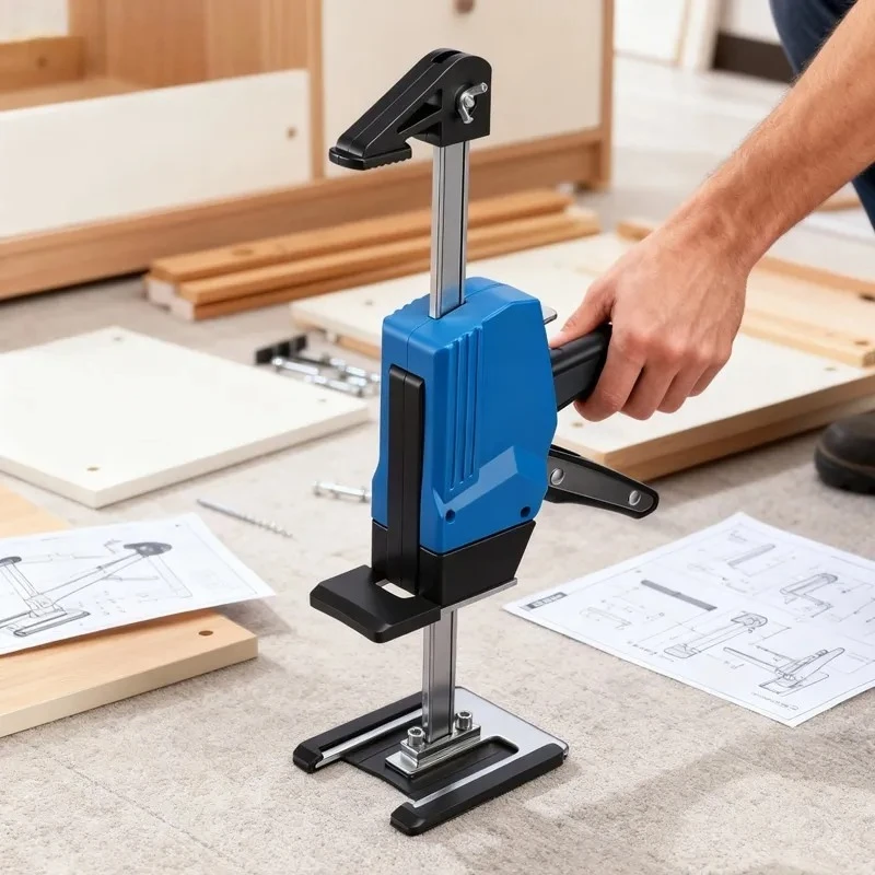 Heavy Duty Handheld Crane Lifter High Low Regulator Labor Saving Tool for Moving Heavy Objects Household Cabinet Installation