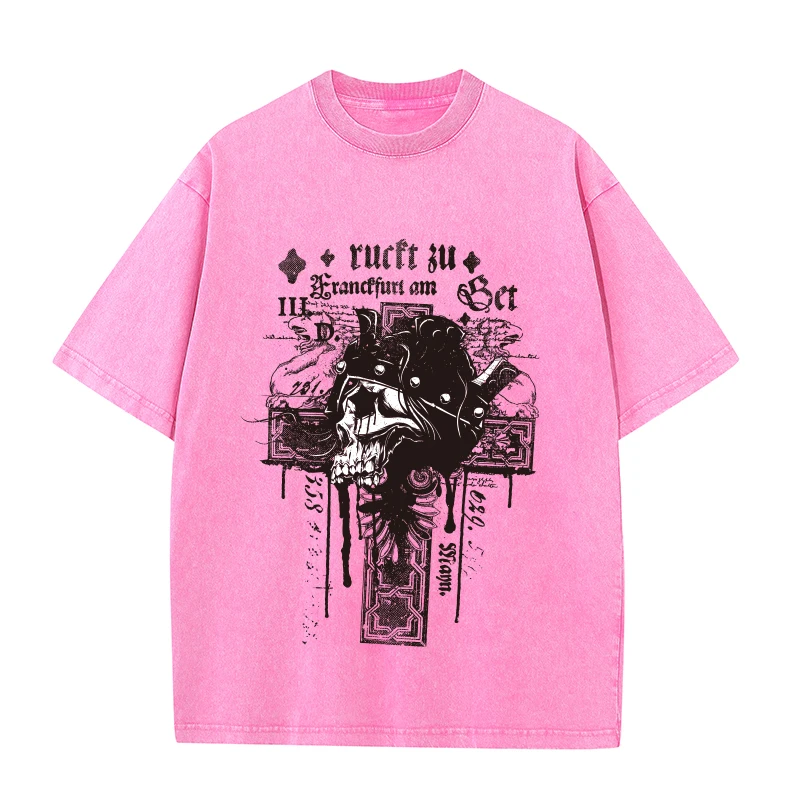 

Skull Women's Tee Shirt Unisex Casual Women's T-shirts Ladies Tops Gothic Clothes Personalized T-shirt Streetwear Woman Clothing