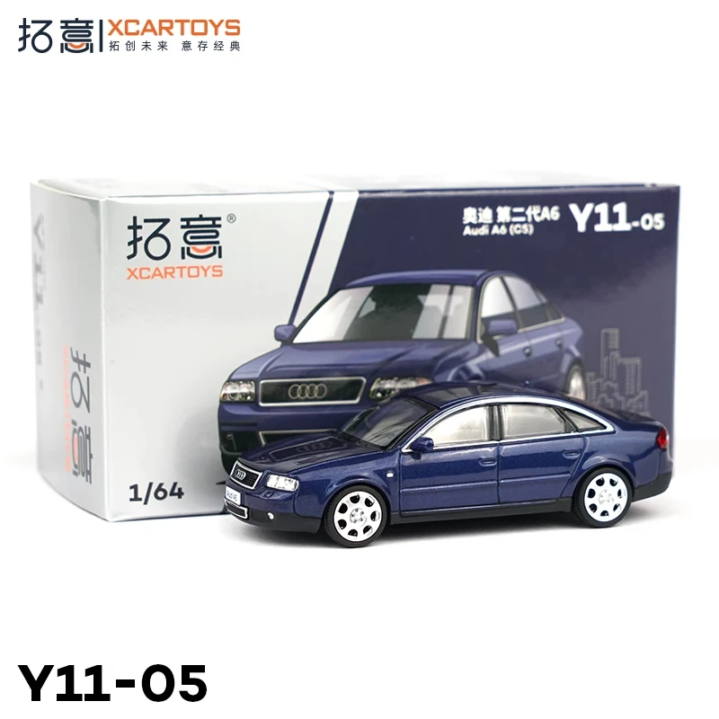 

XCARTOYS 1/64 A6 Y11-05 Dark Blue Alloy Toys Motor Vehicle Diecast Metal Model Kids Xmas Gift Toys for Boys Adult Souvenir Gift