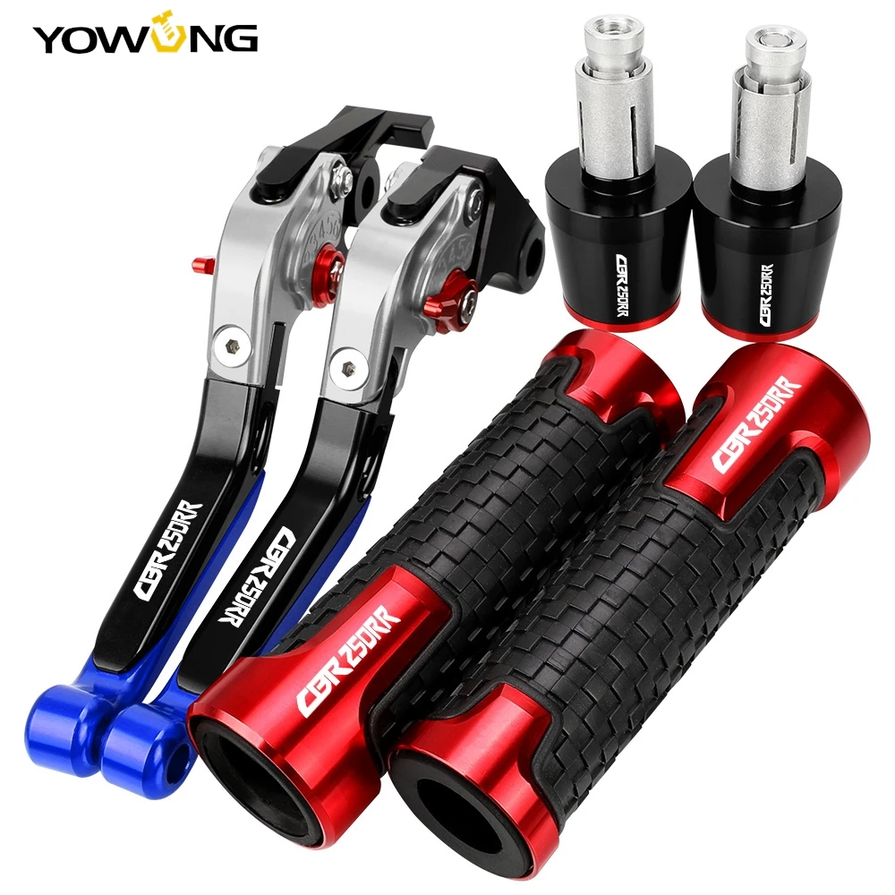 

For Honda CBR250RR 2011-2015 2016 2017 2018 2019 2020 2021 2022 2023 2024 Brake Clutch Levers CBR 250RR Handlebar Grips Ends