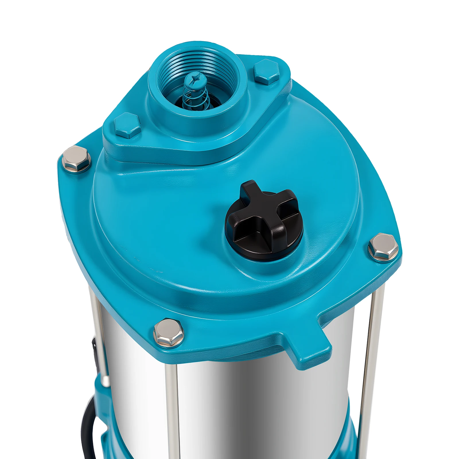 IP44 Wasserdichte Kreiselwasserpumpe - Selbstansaugende Pumpe mit Manometer, 98m Förderhöhe, 4000L/h für Bewässerungs-/Kühlsysteme – Detail 9