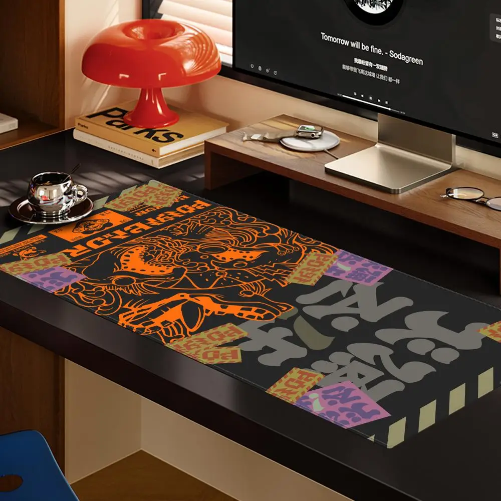 Big Run Splatoon 3 Mouse Pad MouseMat XXL Aksesoris Komputer Keyboard Besar Laptop Table Pad Produk Baru Gamer Gaming