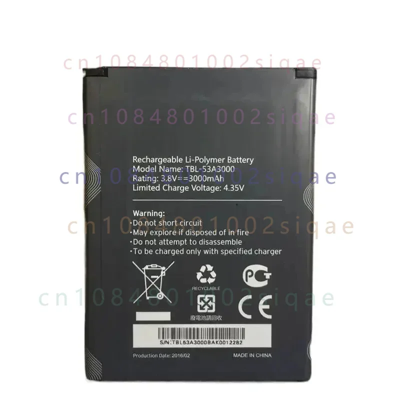 1pce  TBL-53A3000 3000mAh Battery for Neffos TP-link M7650 M7450 TBL-53B3000