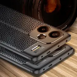 For Redmi Note 13 Pro Plus Case Redmi Note 13 Pro+ Cover Shockproof TPU Soft Leather Phone Funda Bumper Redmi Note 13 Pro Plus
