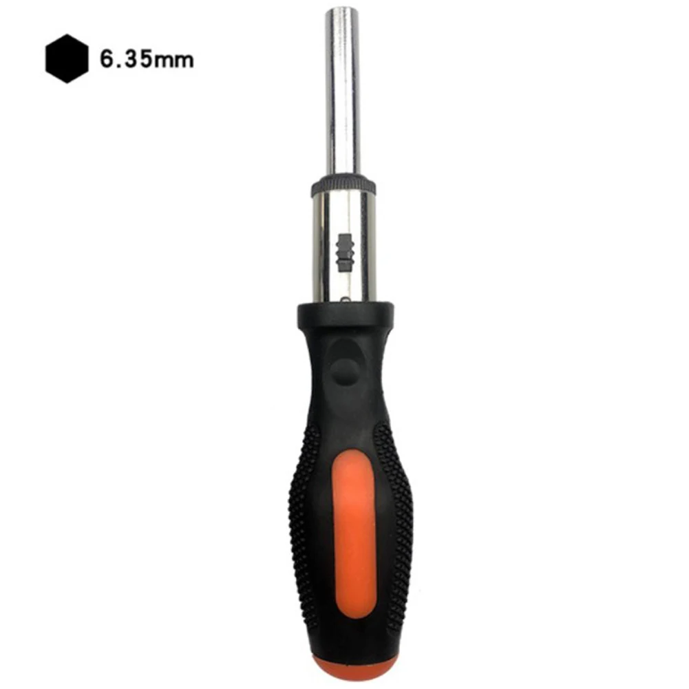 

90 Degree Screwdriver Handle Straight Shank High Torque Extension Socket Ratchet Driver Square Rubber Handle Inner Hex