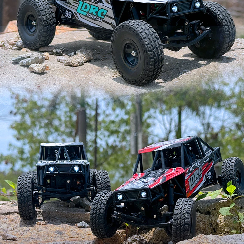 

Радиоуправляемый автомобиль Off Road 4x4 LDRC LD18499 1:18 Автомобиль с дистанционным управлением со светодиодной фарой Альпинистский автомобиль Модель автомобиля Игрушки для мальчиков Подарок