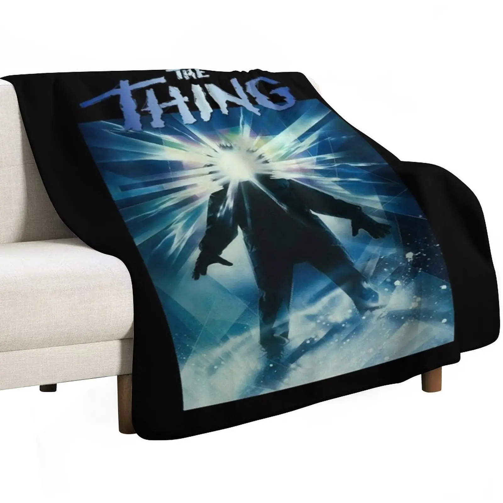 The Thing (1982) Throw Blanket Luxury St Blankets For Sofas Furry Flannel christmas gifts Thins Blankets