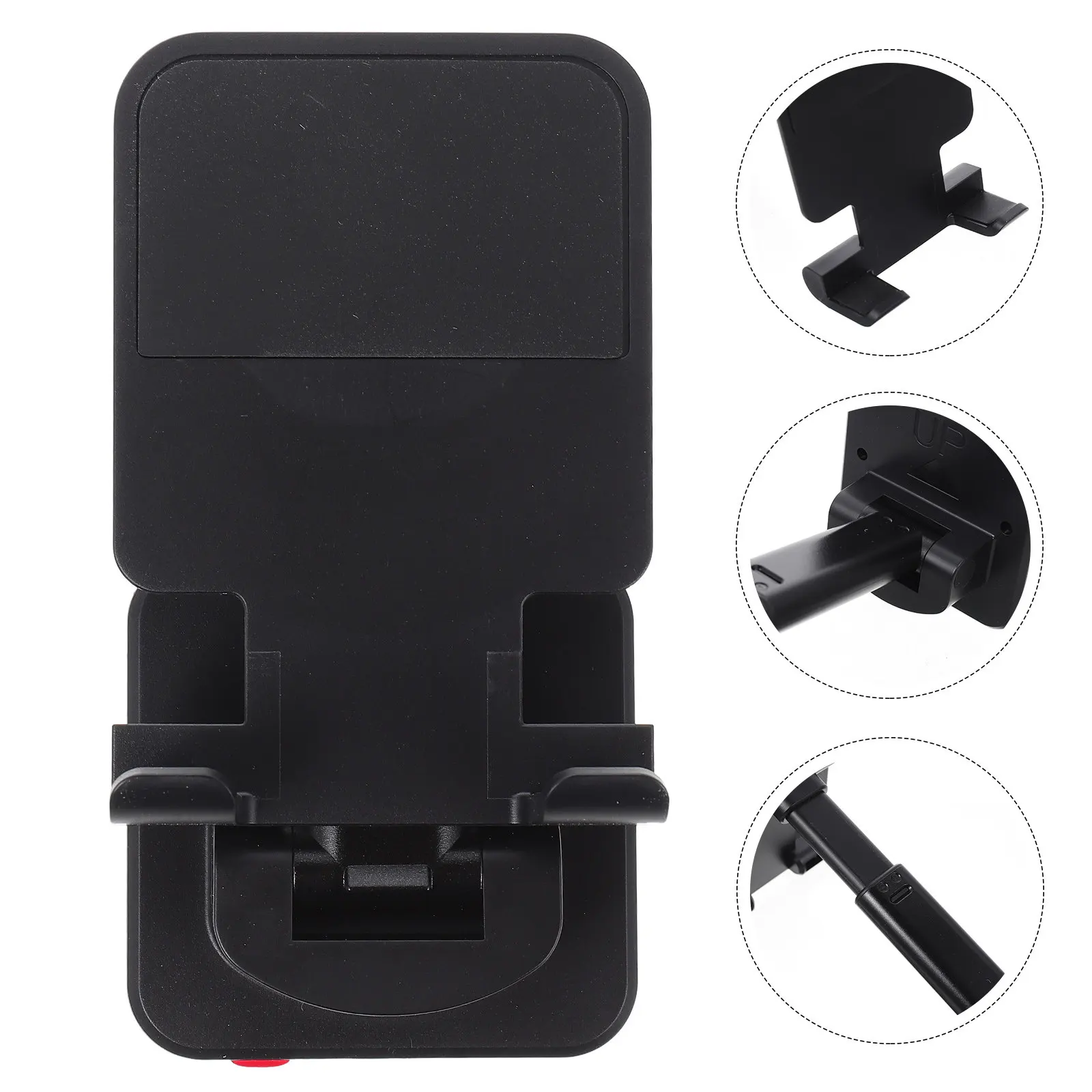 Phone Holder Portable Stable ABS Aluminum Alloy Strong Adhesive Swivel Design for Kitchen Bathroom Office Cell Phone Stand Wall