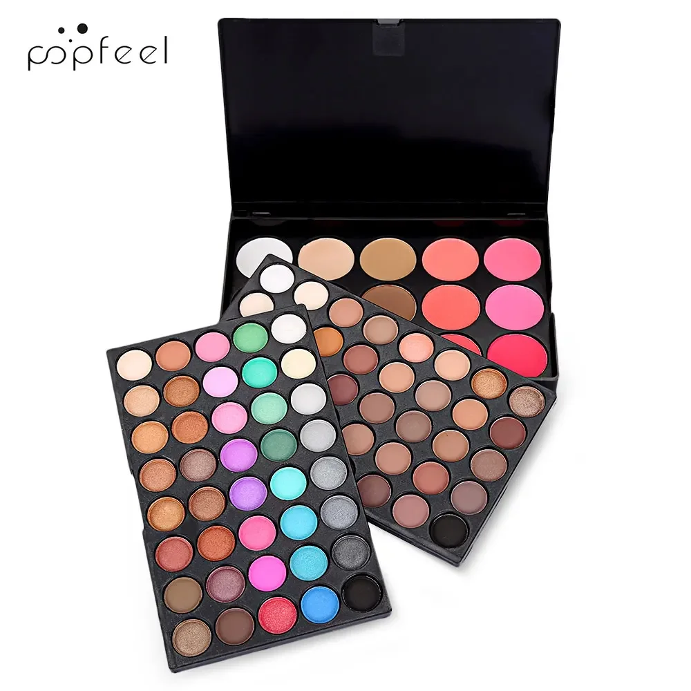 Pro All in One Makeup Gift Kit Set Box Full Women Waterproof Eyeshadow Pallete Make Up Eye Shadow Blush Bronzer Contour Palette