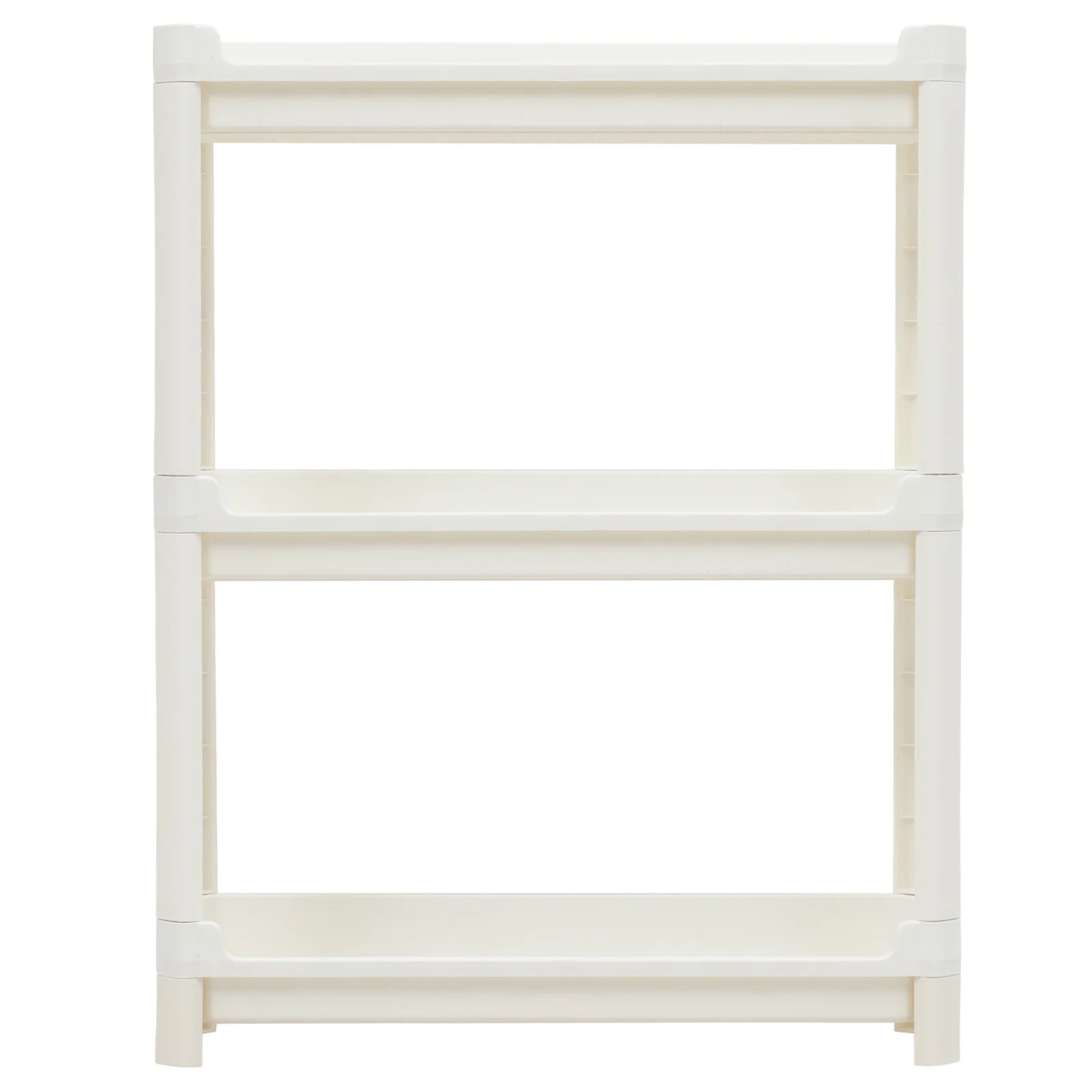 

1Pcs Bathroom Corner Rack Compact Plastic Storage Shelf Eco-Friendly Material Raised Feet Stable Design for Home Kitchen Space