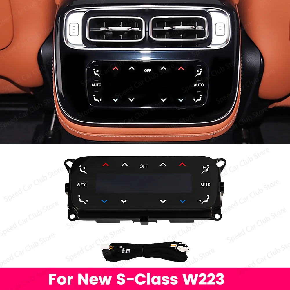 

Rear Air Conditioning Panel AC Screen Rear AC Button LCD Control Panel Upgrade For Mercedes Benz S Class W223 S450 S480 S500 Car