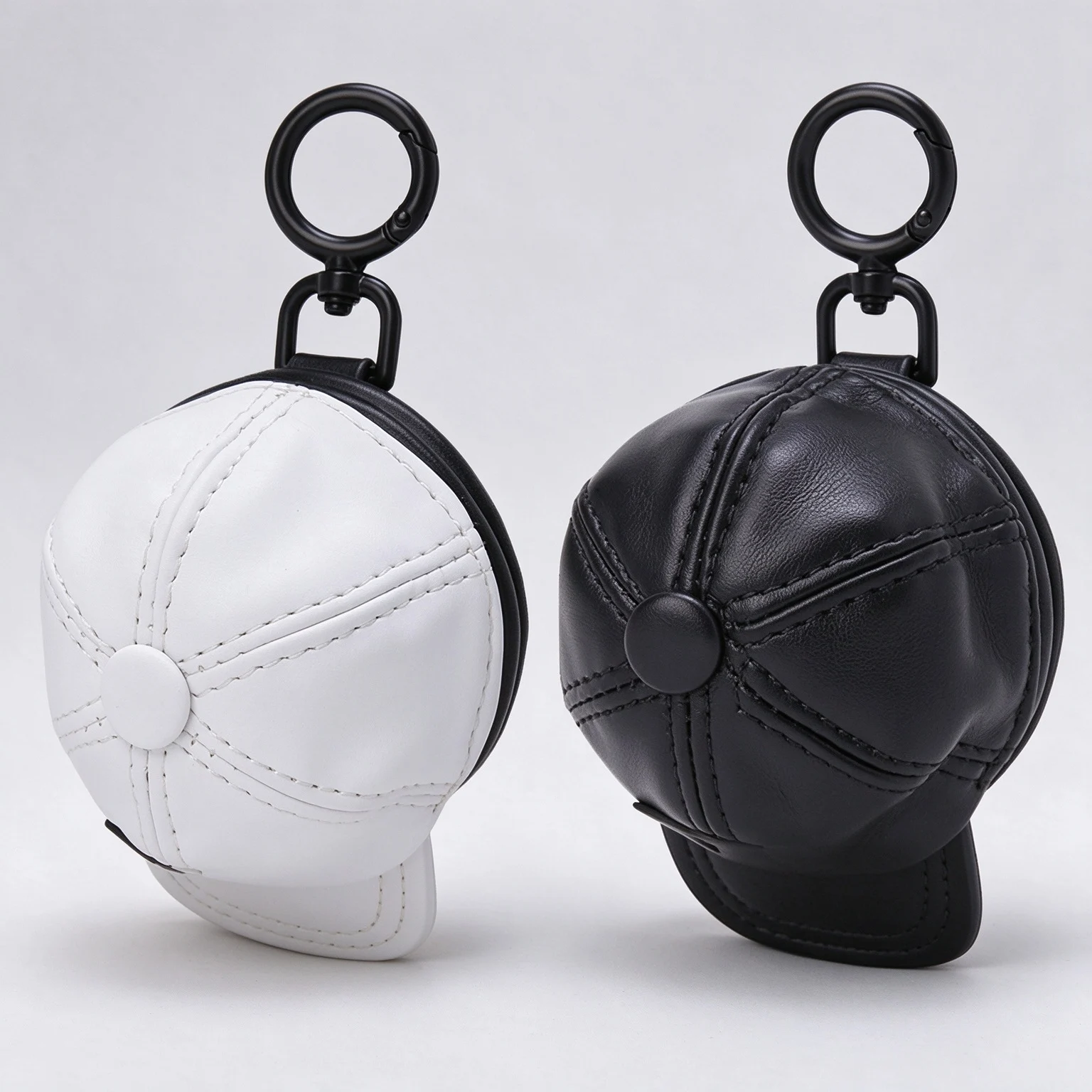 magnetic-snap-leather-mini-golf-pouch-multifunctional-golf-bag-hanging-ornament-cap-ball-storage-bag