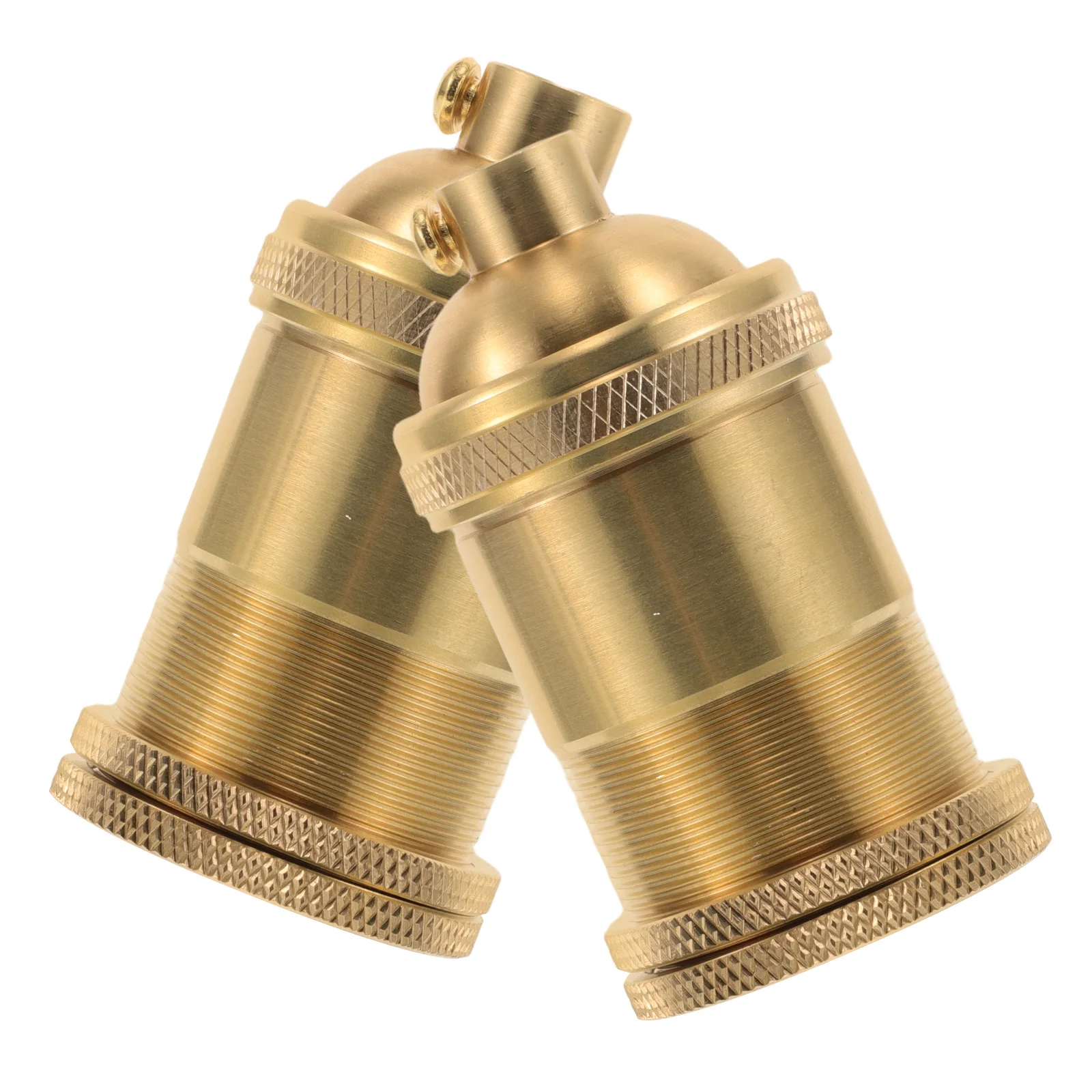 

2 шт., медный E27 E26, винтажный держатель лампы для проектов DIY, подвесной светильник, сменные розетки, аксессуары для освещения