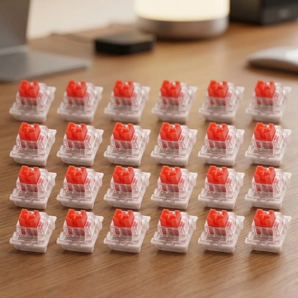 36PCS 3pin Tactile Keyboard Switches Replacement Compatible with Mechanical Keyboards for Enhanced Keystroke Response