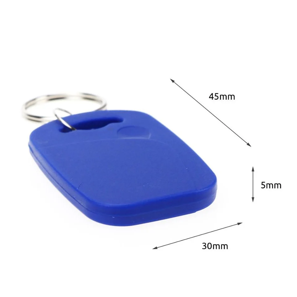 5Pcs/Lot RFID Smart Tag 13.56Mhz 1K S50 NFC Authorized Badge 125Khz TK4100 Dual Chip Keychain Access Card