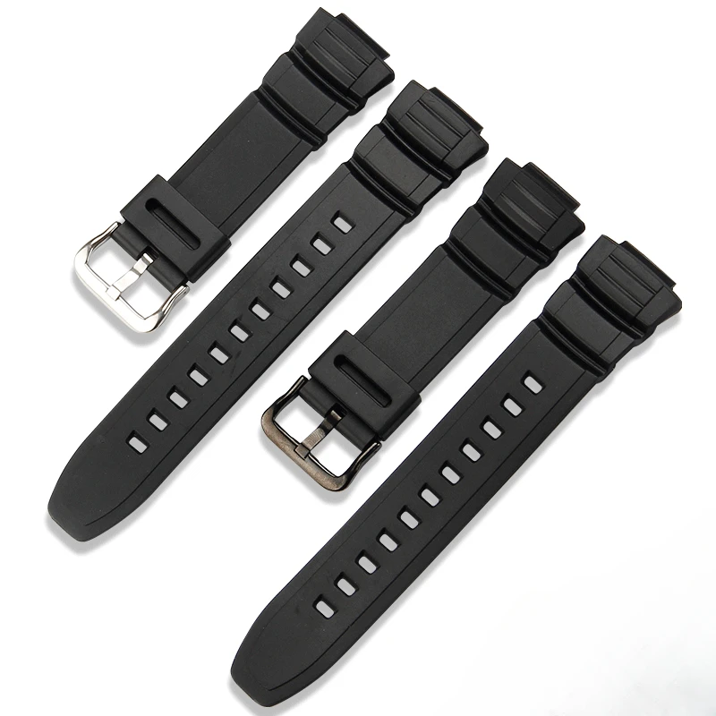 For Casio Accessories MCW-100H MCW-110 W-S220 HDD-S100 AE-2000 Wv200 Outdoor Sports 16mm Comfortable Needle Buckle Watch Strap