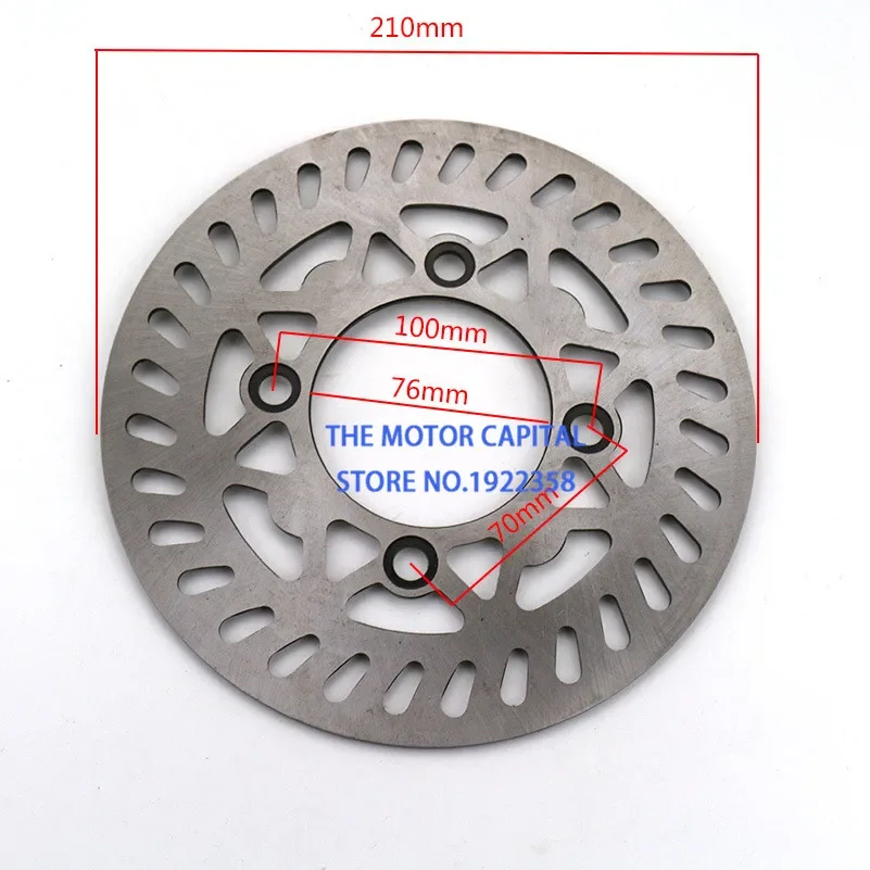 Motorcycle Modified Aluminum Alloy Brake Disc 190mm 200mm 210mm 220mm Size for 110cc/125cc Pit Bike Parts