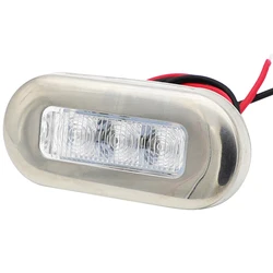 Marine Boat Transom LED Stern Light DC 12V LED Courtesy Light Waterproof LED Tail Lamp Stair Deck Transom Light for Yacht Marine