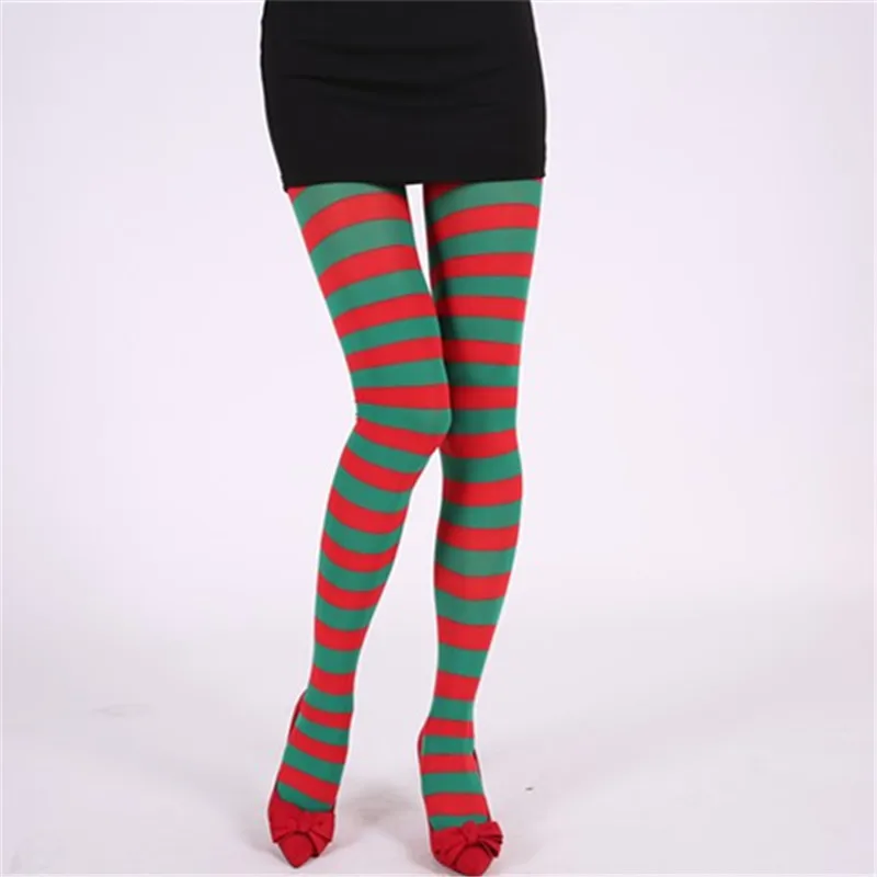   ถุงน่องลายทางเหนือเข่า ลูวีน ปาร์ อุปกรณ์เสริม ซิซัส แพนโฮส ถุงน่องสีเดียว เลกกิ้งผู้หญิง