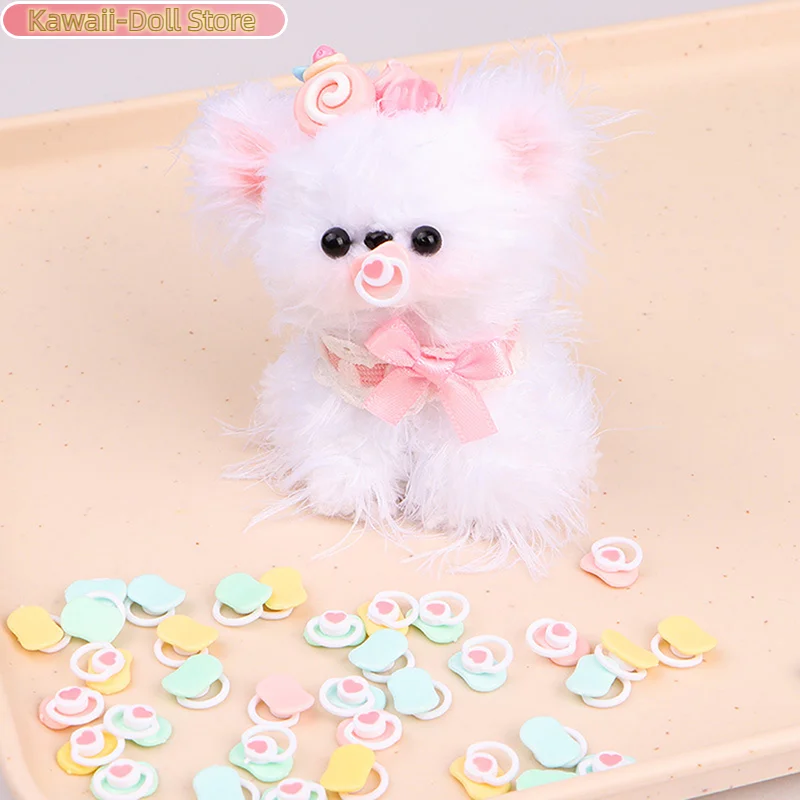 5 stks Mooie Mini Pop Fopspeen Speelhuis Levert Dummy Tepels Voor Pop Babypoppen Kinderen Speelgoed Baby Fopspeen Accessoires