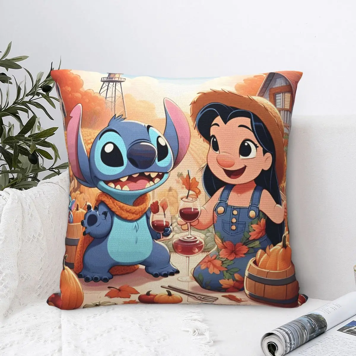 ليلو وستيتش المخدة غطاء وسادة بوليستر هدية لطيف الكرتون كوالا رمي كيس وسادة غطاء المنزل انغلق 40X40cm #1