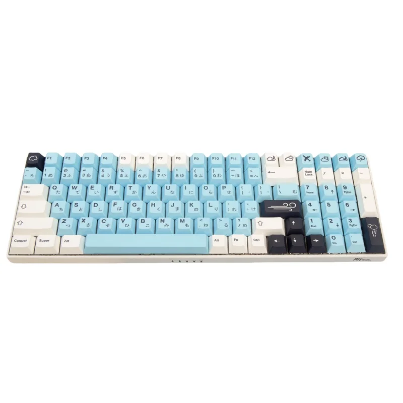 Gmk 141 tasten/set nimbus keycaps kirsch profil pbt farbstoff sublimation schlüssel kappe japanisch für mx schalter mechanische tastatur