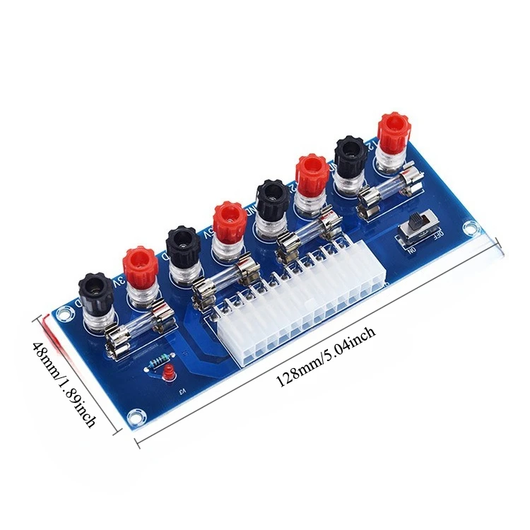 

2pcs XH M229 ATX Power Supply Breakout Board Desktop PC Power Adapter Module with Binding Posts for Arduino