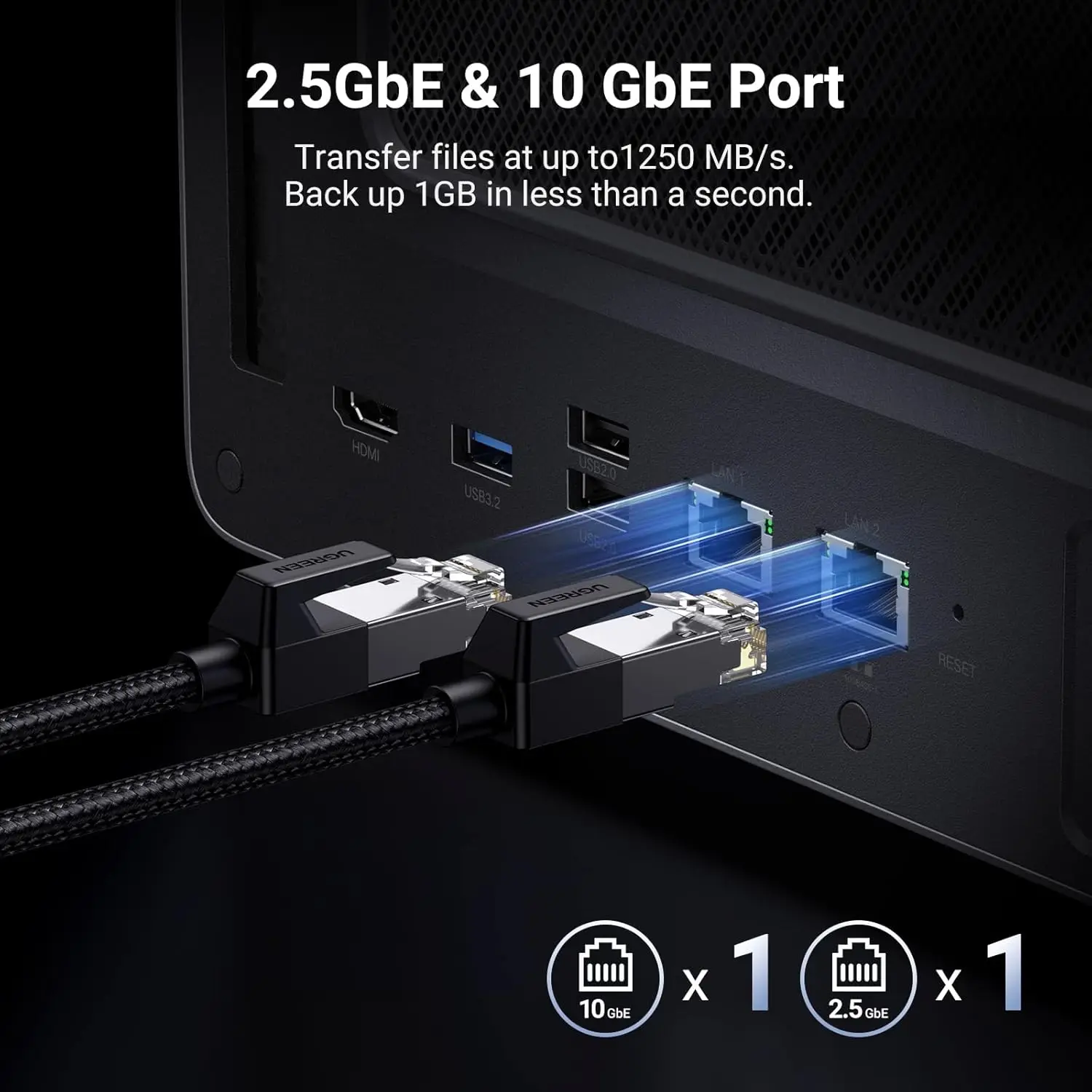 TLF UGREEN NASync DXP6800 Plus 6 Bay Desktop NAS  i3 1215u 6-Core CPU 8GB DDR5 RAM 128G SSD Network Attached Storage (Diskl