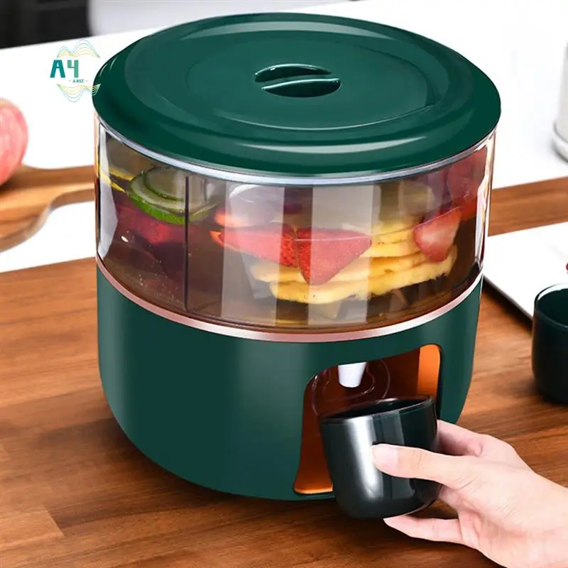 

A40Z-360 ° Rotatable Split Cold Water Kettle With Faucet, Capacity Household Tea Pot, Fruit Juice Beverage Bucket