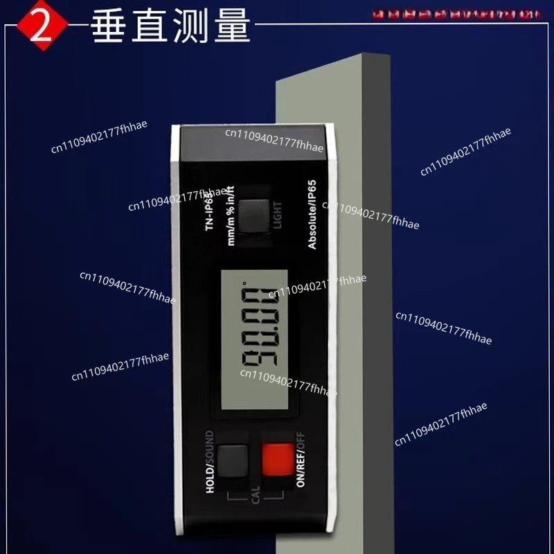 Digital Inclinometer with Magnetic 360 Degree Electronic Angle Meter High Precision Level TN-IP65 Waterproof XP90