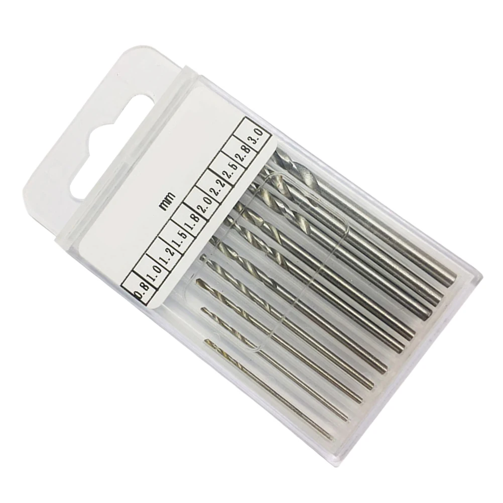 

10 Pc Drill Set Walnut Drilling Bits for Grinding Metal Beeswax Precision Carving Hand
