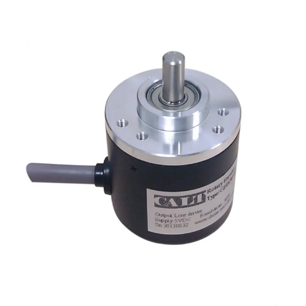 

1000ppr 5 ~ 26 В, выход NPN, инкрементный поворотный энкодер CALT серии GHS38, 6 мм, поворотный энкодер с твердым валом