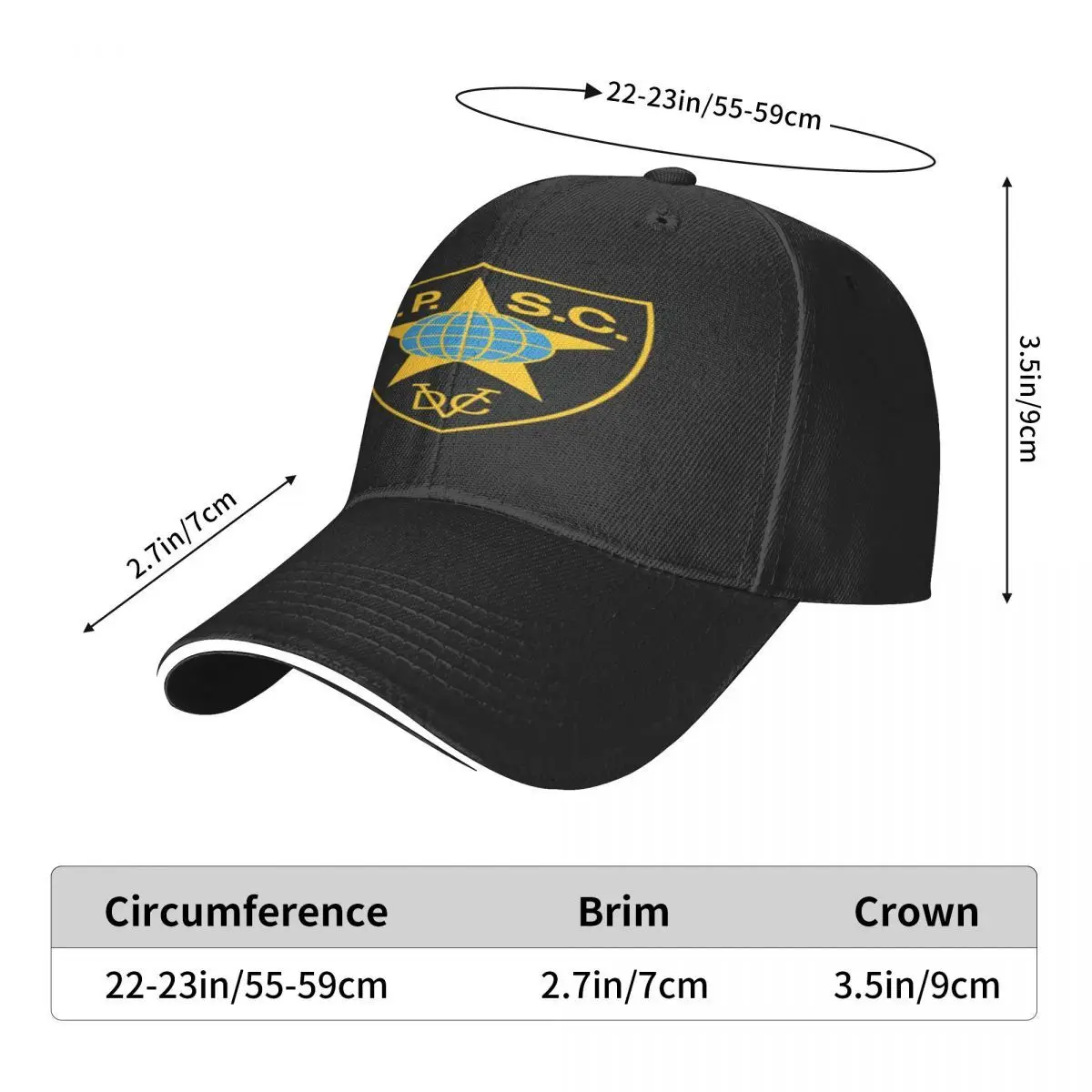 IPSC Logo 1543 Hats Caps Men Hats Woman Hats For Men Men's Baseball Cap Man Hat Baseball Cap