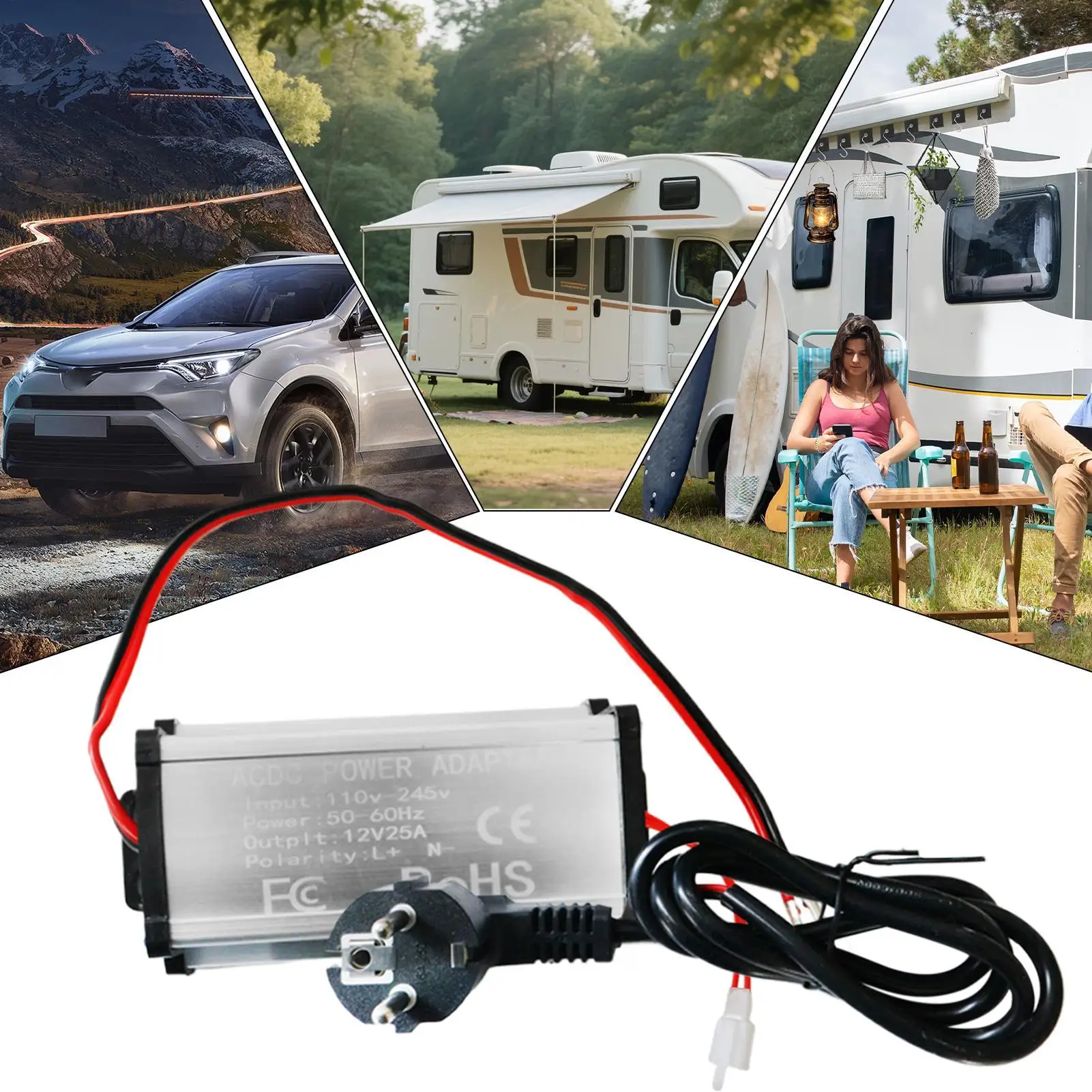 

Адаптер дизельного воздухонагревателя, источник питания 220 В на 12 В, адаптер преобразователя мощности Plug and Play, преобразователь прибора для автофургона, кемпера, грузовика