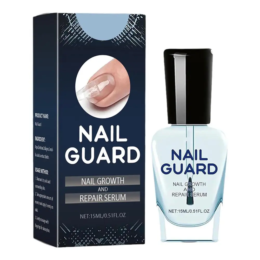 Líquido reparador de unhas para casa, Creme nutritivo nutritivo, Soro reparador de unhas suave e brilhante, cuidados com as unhas dos dedos, U5H0, 15ml