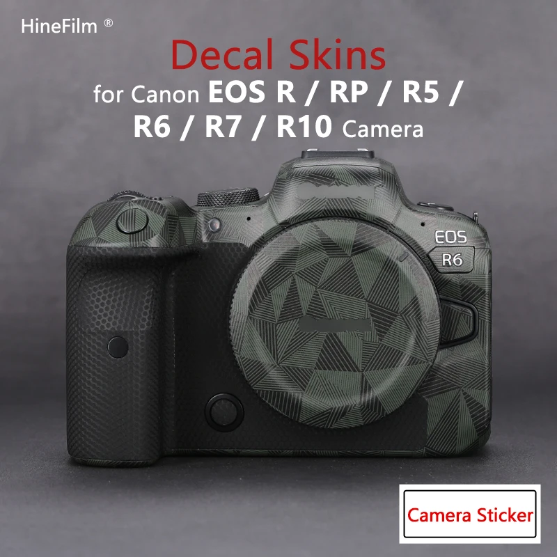 

R6 R5 RP R7 R10 Camera Decal Skin for Canon EOS R R6 R5 Camera Skin Wrap Cover Anti Scratch Sticker Protective Cover Cases Film