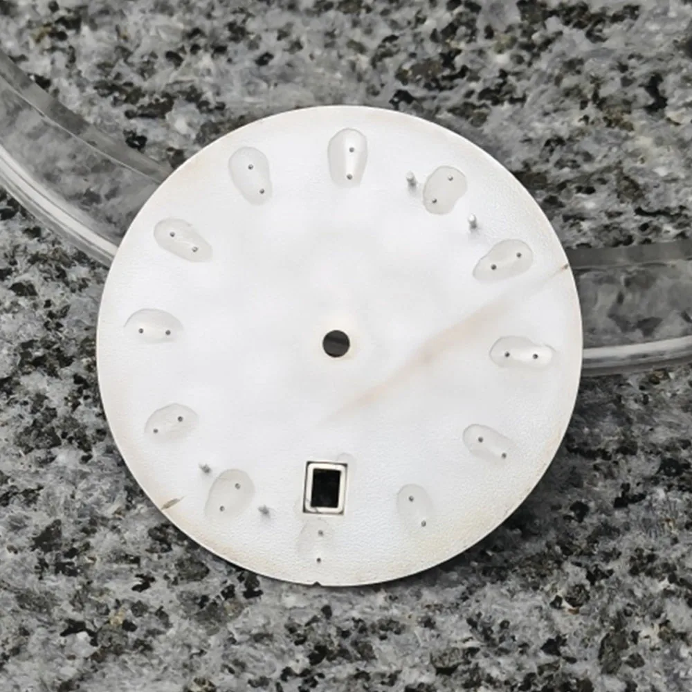 NH35 Dial Without Luminous Single Calendar Men Women Watch Face Accessories Ball Pattern Watch Dial 35mm/ 29mm for NH35 Movement