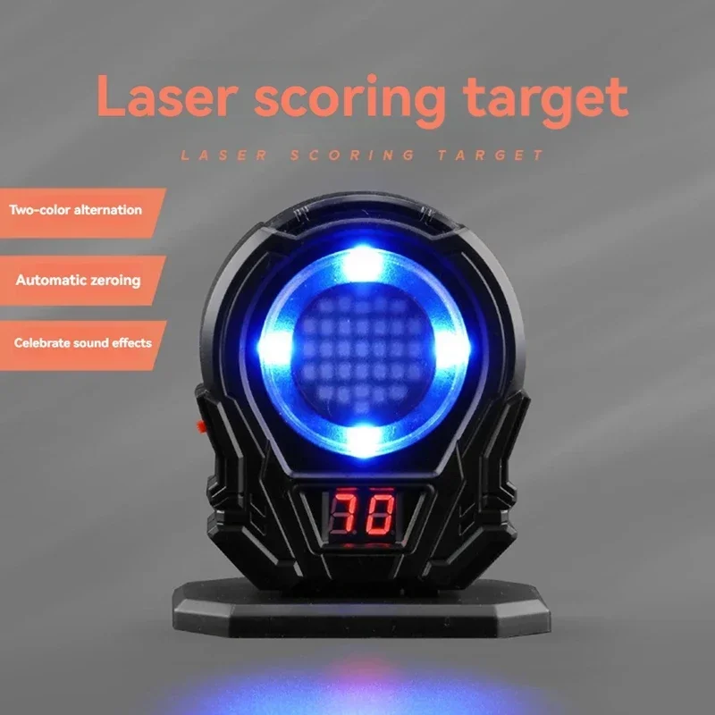 Infrared Induction Electronic Scoring Laser Target Shooting Training Electronic Practice Target Training Toy with Sound Effects