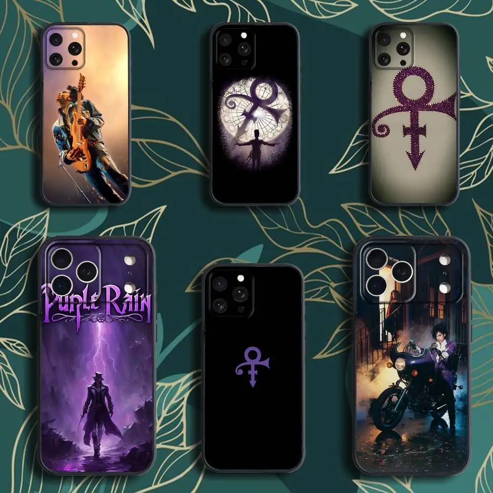 حافظة هاتف Prince R-Rogers N-Nelson لهاتف iPhone 17,16,15,14,13,12,Pro,Max,Plus,E,SE4,Air,Mini Black Soft Box #1