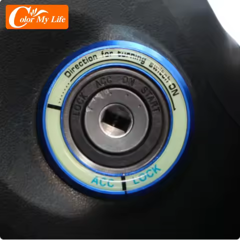 Luminous Car Ignition Switch Key Hole Ring Sticker for Mazda Chevrolet Cruze Aveo Lacetti Niva Spark Orlando Epica Sail Sonic