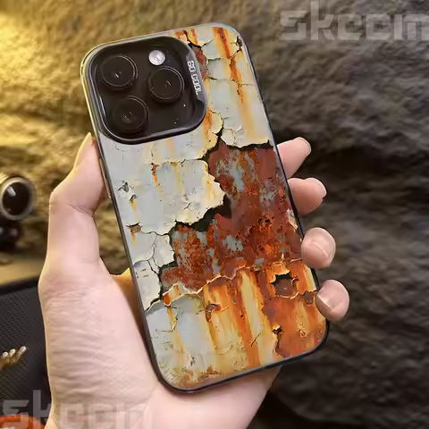 Vintage Industrial Style Rusty Pattern Case for Samsung Galaxy S25 S24 S23 S22 S21 S20 Ultra Plus FE A15 A34 A35 A54 A55 Cover