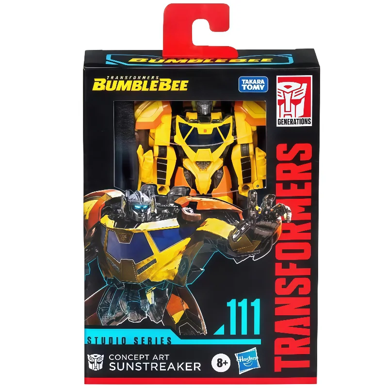 Hasbro – jouet classique Transformers, Bumblebee, histoire latérale, Sunstreaker, Robot, figurine d'action, modèle de collection, loisirs, en Stock