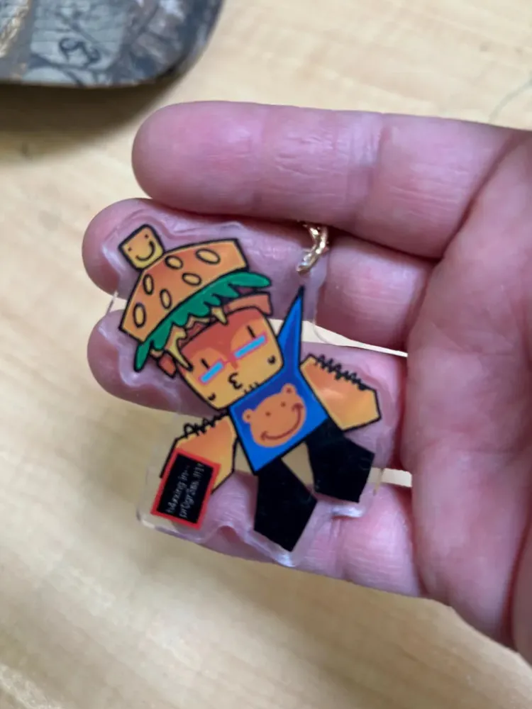 007n7 Forsaken Inspired Acrylic keychain Cute cartoon game