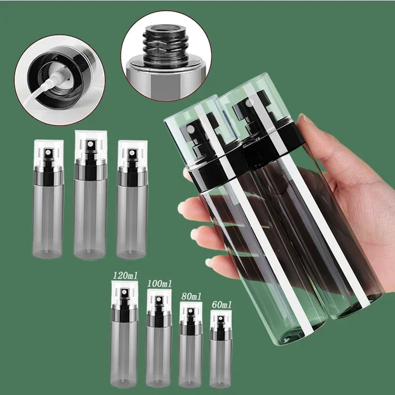 

24 Items Portable Empty Plastic Spray Bottles 30ml-120ml Cosmetic Mini Travel Fine Mist Sprayer Container For Liquid Cleaning