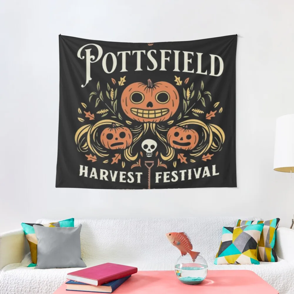 

pottsfield harvest festival Don your vegetables Tapestry Decoration For Rooms Bedrooms Decorations Decorative Wall Tapestry