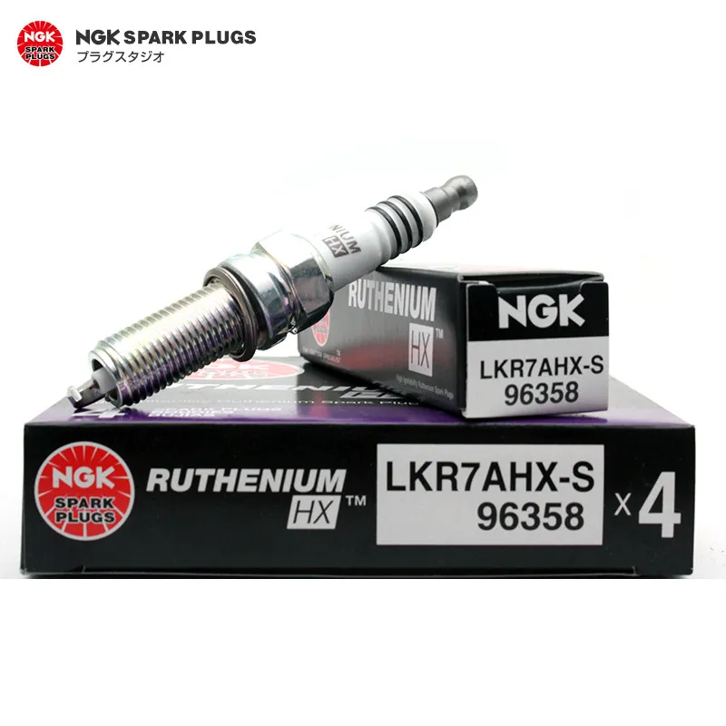 NGK Ruthenium HX High Ignitability Spark Plug LKR7AHX-S 96358 suitable for Genesis Hyundai Kia Chrysler Dodge jeep Ram and so on