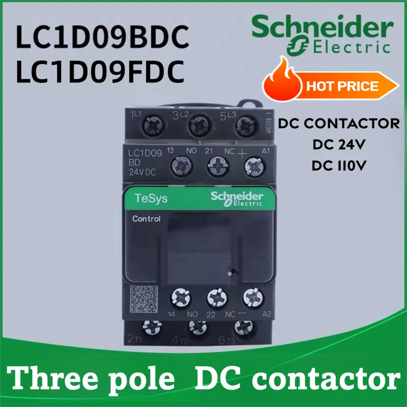 Schneider LC1D09BD LC1D25BD 18BD 32FDC 38FDC 12BD DC Contactor Elevator Controller