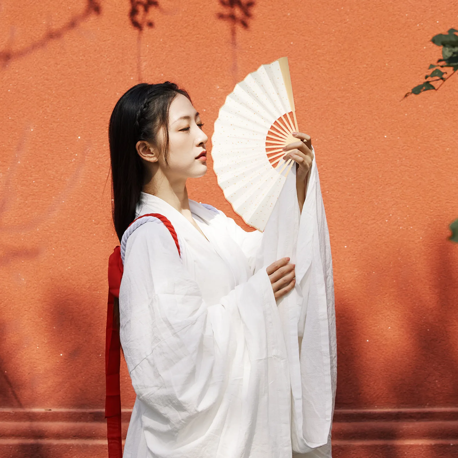High Quality Chinese Blank Folding Paper Fan DIY Calligraphy Practice Painting Handheld Fan Kids Creative Graffiti Drawing