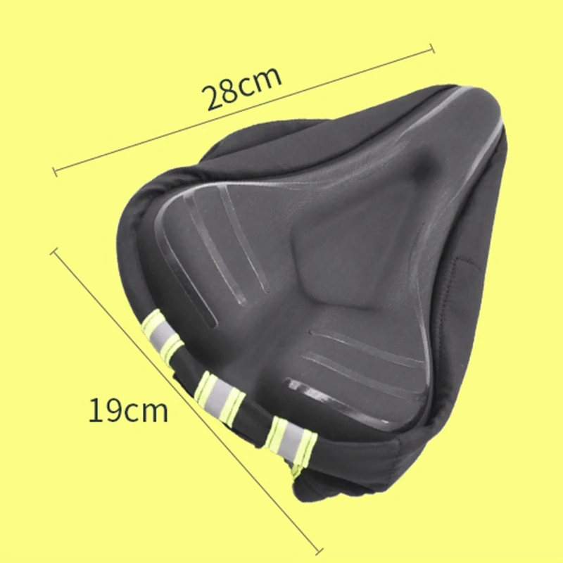 Bicycle Saddle Thicken Mountain Bike Seat Gel Pad Cushion Cover Road Shockproof Seat Bicycle Seat Cycling