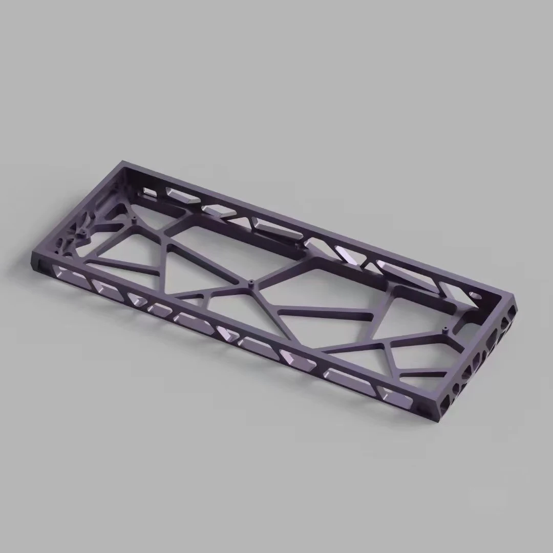 Holy60 Wooting 60HE GH60 Hollow Aluminum Keyboard Case Shell 60% Keys Layouts For Mad 60he Rakka hm66 Aula Win60 Gaming Keyboard